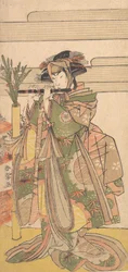 Třetí Segawa Kikunojo jako žena, ca. 1780.