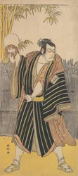 Kabuki a c a r Ichikawa Dan Juro V, nebo? 1788-90.