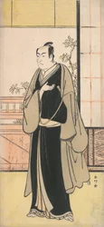 Tee c a r Ichikawa Monnosuke Good s povolenou oblastí, že? 1777.