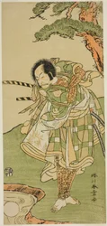 Herec Ichikawa Danjuro V v neznámé roli