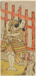 Herec Ichikawa Yaozo_ in Character, konec 18. století