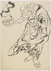 Buddhistická postava, konec 18.-začátek 19. století.