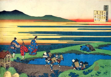 Ze série Sto básní od jednoho sta básníků: Sanji Hitoshi, c1830.