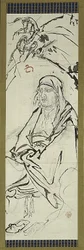 Daruma (Bódhidharma), jeden ze šesti náčrtů