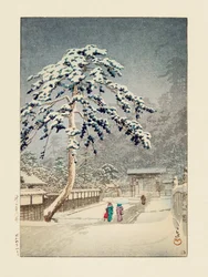 Ikegami Honmonji (Chrám Honmon v Ikegami) (1931)