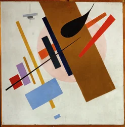 Suprematismus (olej na plátně)