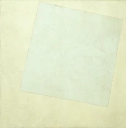 Suprematistická kompozice. Bílá na bílé, 1918