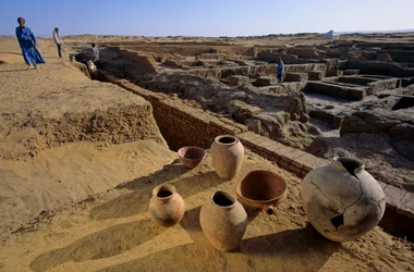 Starověké osídlení, Francouzská mise, Stará egyptská říše; oáza Dakhla; Balat; Egypt
