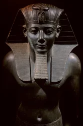 Thutmosis III, Thutmose III, Tuthmose III, socha, Luxorské muzeum, Egypt, Nová říše