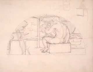 (Rotunda Kapitolu státu Iowa) (Výrobky, studie pro panel)