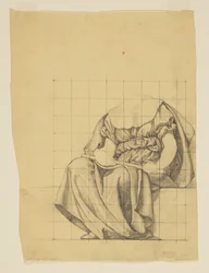 Studie sukna pro "The Active Life", Lunette v administrativní budově, Oberlin College, Oberlin, OH