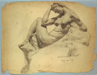 Studie Michelangelovy "Noci"