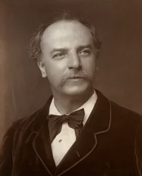 Pan Charles Santley, britský operní pěvec, 1888