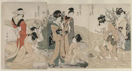 Musashi, Omi, Yamashiro, Idea d Settsu P Lovinse s od Te Serie s Fasio na Be si x Jewer Rivers (No Furyu Tama River)