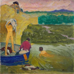Koupající se, kolem roku 1911