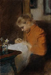 Leopoldine Steindl-Moser, sestra umělce