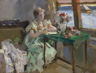 U okna, 1918
