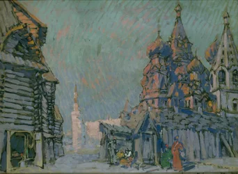 Scénický návrh k opeře Chovanščina od M. Musorgského, 1911