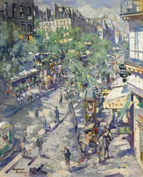 Boulevard de Sébastopol v Paříži, 1923