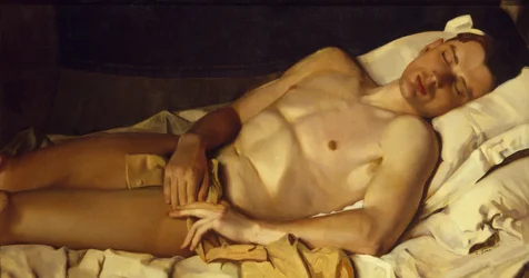 Nahý chlapec Boris Snezhkovsky, 1937