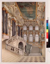 Velké schodiště Zimního paláce, známé také jako Ambassador