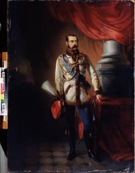 Portrét ruského císaře Alexandra II. (známého jako Osvoboditel
