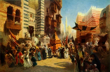 Návrat svatého koberce z Mekky do Káhiry, 1876, 1965.