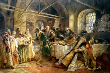 Obřad polibku, 1895.