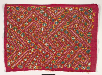 Shirt Panel (mola), cca 1950 (aplikovaná bavlna)