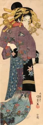 A Standing Bijin, asi 1820