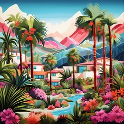 detailní ilustrace Palm Springs 3