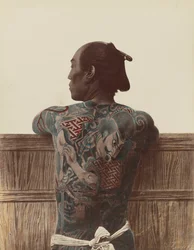 Japonské tetování, kolem roku 1880