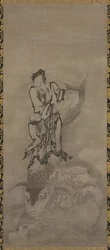 Hotei s Daoist Immortals, konec 17. století – začátek 17. století.