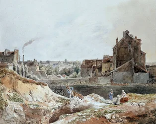 Montmartre v roce 1833 Goblainem (lomy)