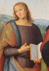 Svatý Jan Evangelista a svatý Augustin, 1502 (olej na plátně)