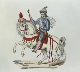 Jezdecký portrét Jindřicha IV v roce 1596
