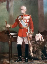 Polní maršál Lord Roberts, vrchní velitel sil v Jižní Africe, 1902.