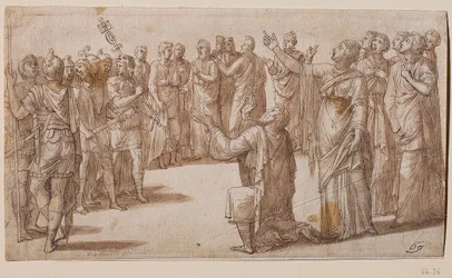Augustus a Tiburtinská Sibyla, asi 1547.