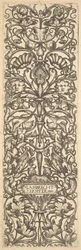 Svícen s putti na kozy uprostřed, ca. 1525-50.