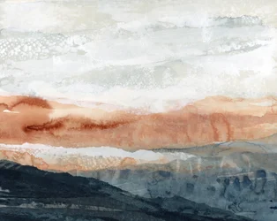 Abstrakt „Zemitý horizont“