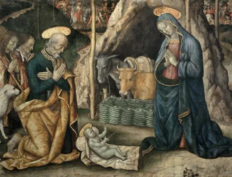 Narození, detail