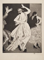Španělská tanečnice č. 1, hospoda. 1923.