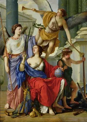 Alegorie regentství Anny Rakouské (1601-66) 1648