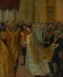 Svatba cara Mikuláše II. a princezny Alix Hesensko-Darmstadtské 26. listopadu 1894 1895-