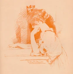 Sketch of A Girl, c1885, 1896