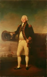 Admirál sir Peter Parker (1721-1811), asi 1799 (olej na plátně)