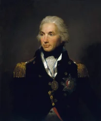 Portrét viceadmirála Horatia Nelsona (1758-1805), prvního vikomta z Nelsonu. Olej na plátně