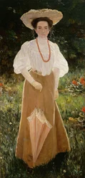 Stojící žena; Žena stojící