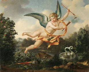 Alegorie lásky - Amor s pochodní a šípem, 1803