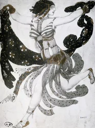 Kleopatra, kostýmní návrh baletu, 1909